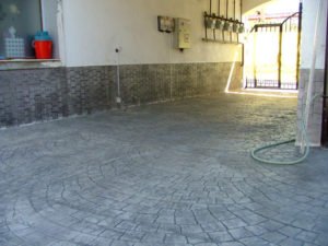 terrasse beton imprime