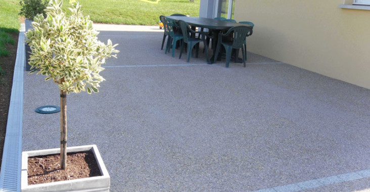 terrasse en béton