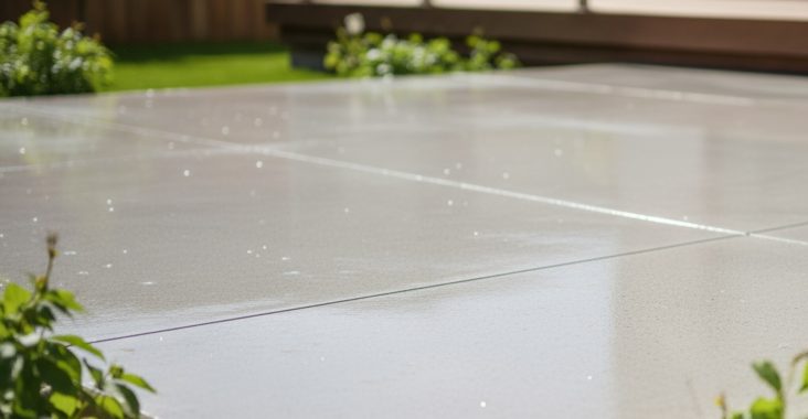 Le béton lissé est-il adapté à un usage extérieur?