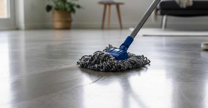 Le béton lissé est-il facile à nettoyer?