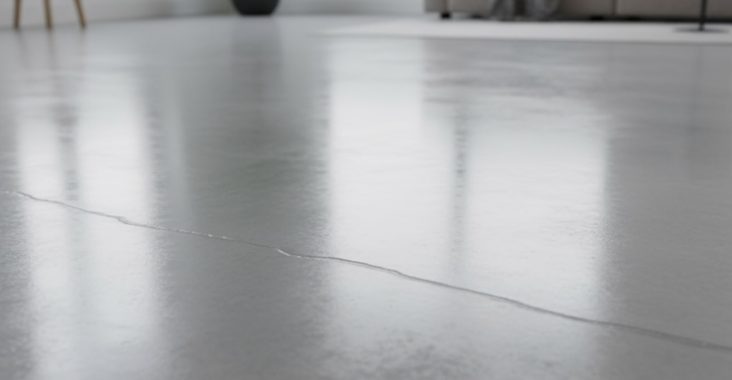 Le béton lissé peut-il se fissurer facilement?