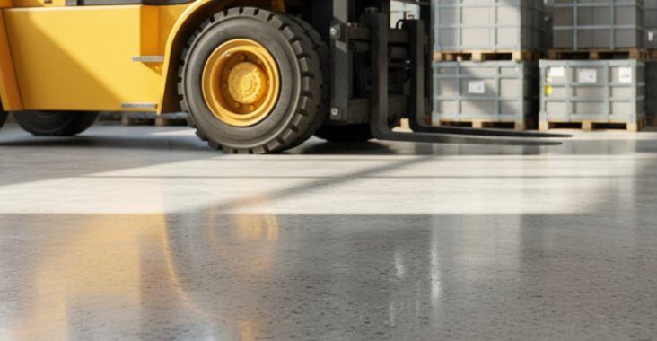 Le béton lissé supporte-t-il les charges lourdes?
