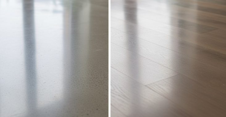 Quelle est la différence entre béton lissé et béton ciré?