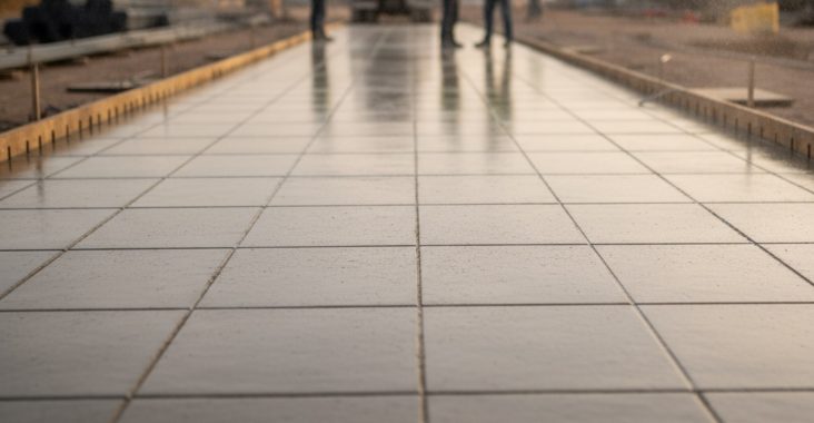 Comment éviter les fissures lors de la pose du béton lissé?