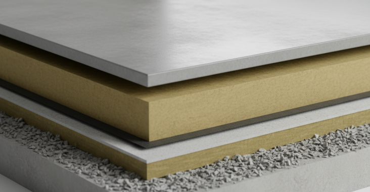 Peut-on poser du béton lissé sur une chape anhydrite?