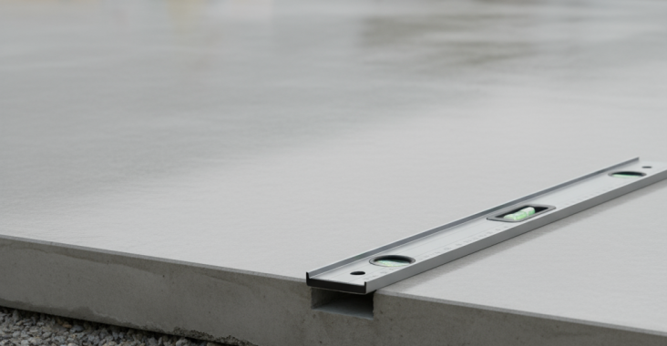 Quelle est l’épaisseur minimale pour la pose du béton lissé?