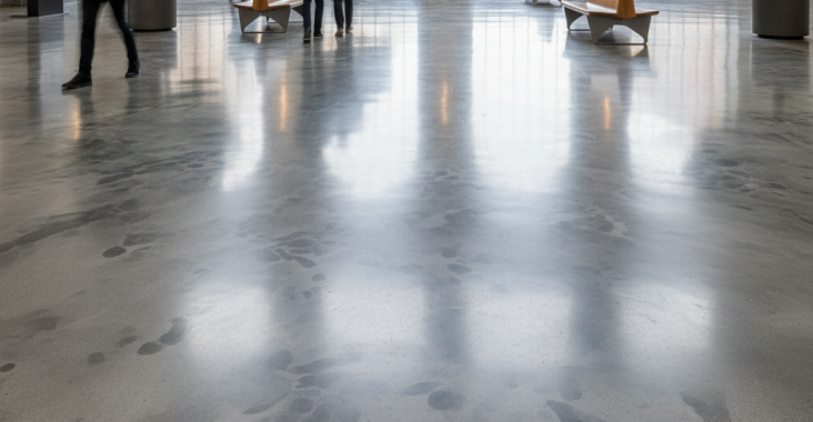 Le béton lissé est-il adapté aux locaux publics?