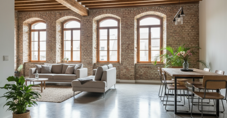 Le béton lissé est-il compatible avec la rénovation de maisons anciennes?