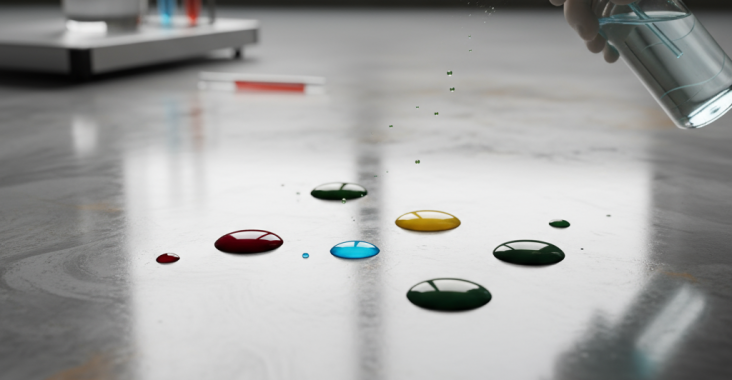 Le béton lissé résiste-t-il aux produits chimiques?