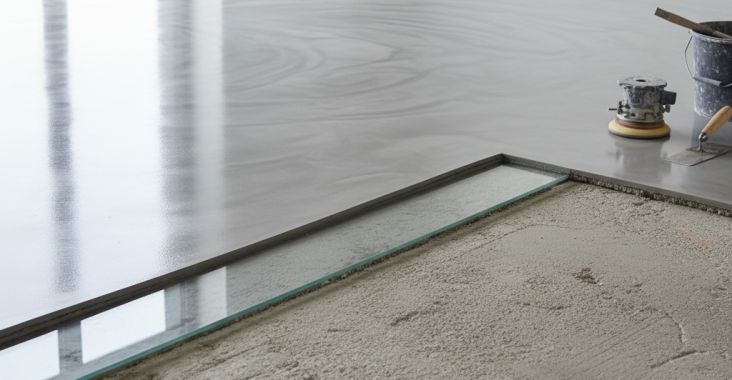 Peut-on poser du béton lissé sur un sol en ciment?